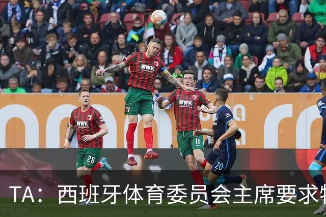TA：西班牙体育委员会主席要求特瓦斯就其言论道歉